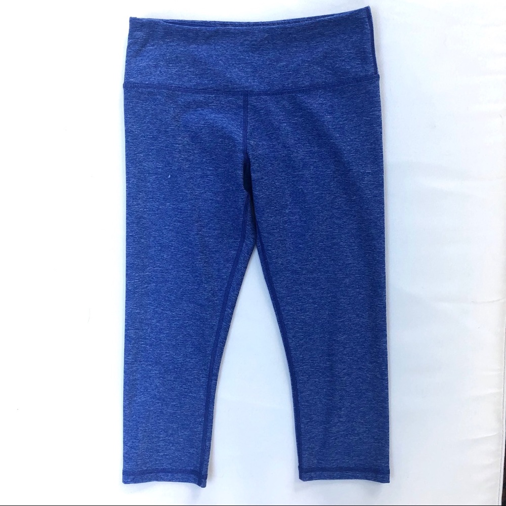Indigo 3/4 length leggings, size XS